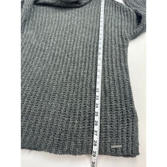 Abercrombie & Fitch Size Medium Gray Turtleneck Tunic Sweater Wool Blend Women's - Picture 8 of 11